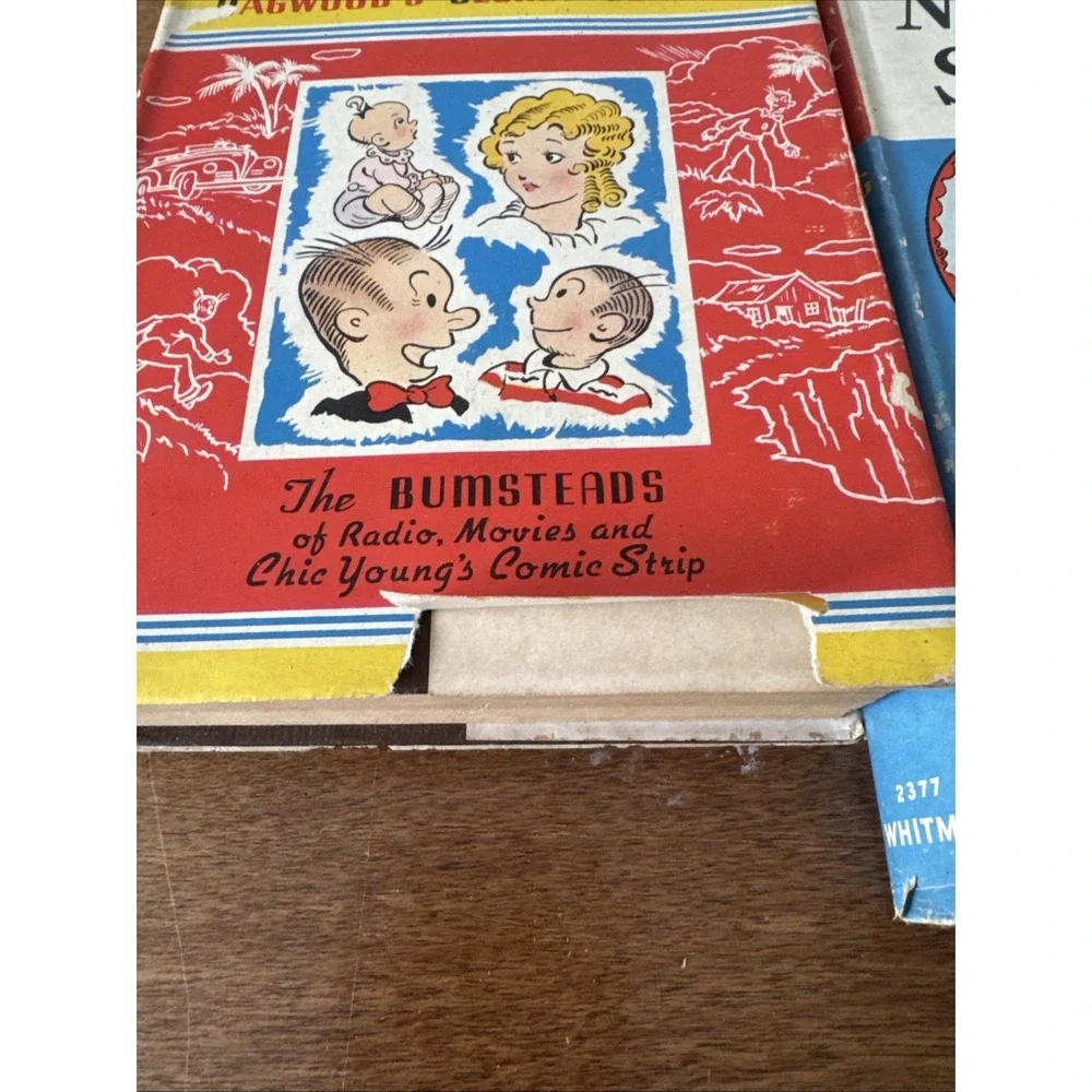 Vintage Whitman Publishing Company 1942 Hardback Books With Sleeves Lot Of 2 USA